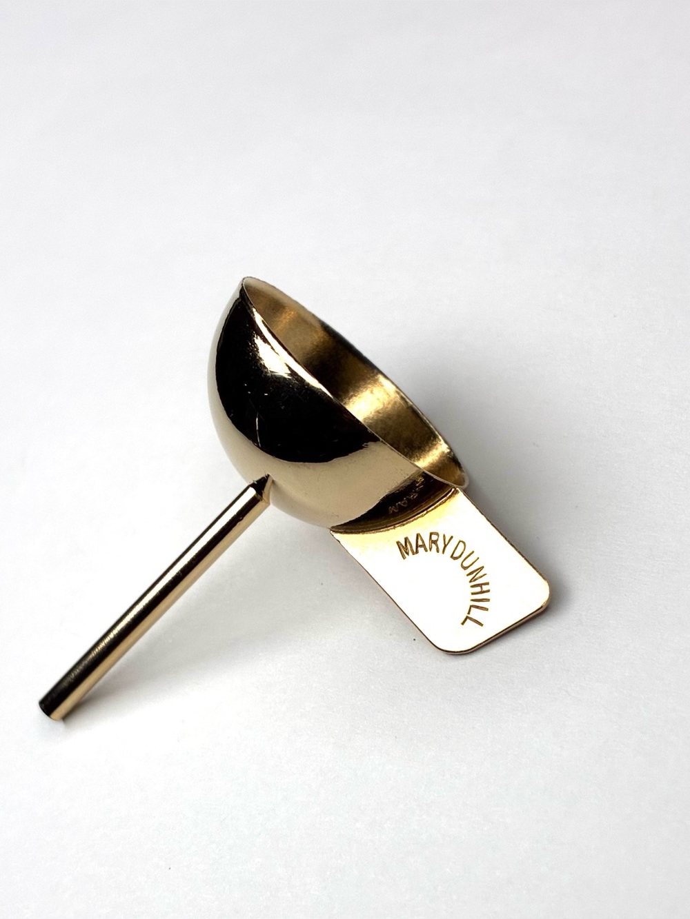 Vintage Mary Dunhill Gold-Tone Perfume Funnel